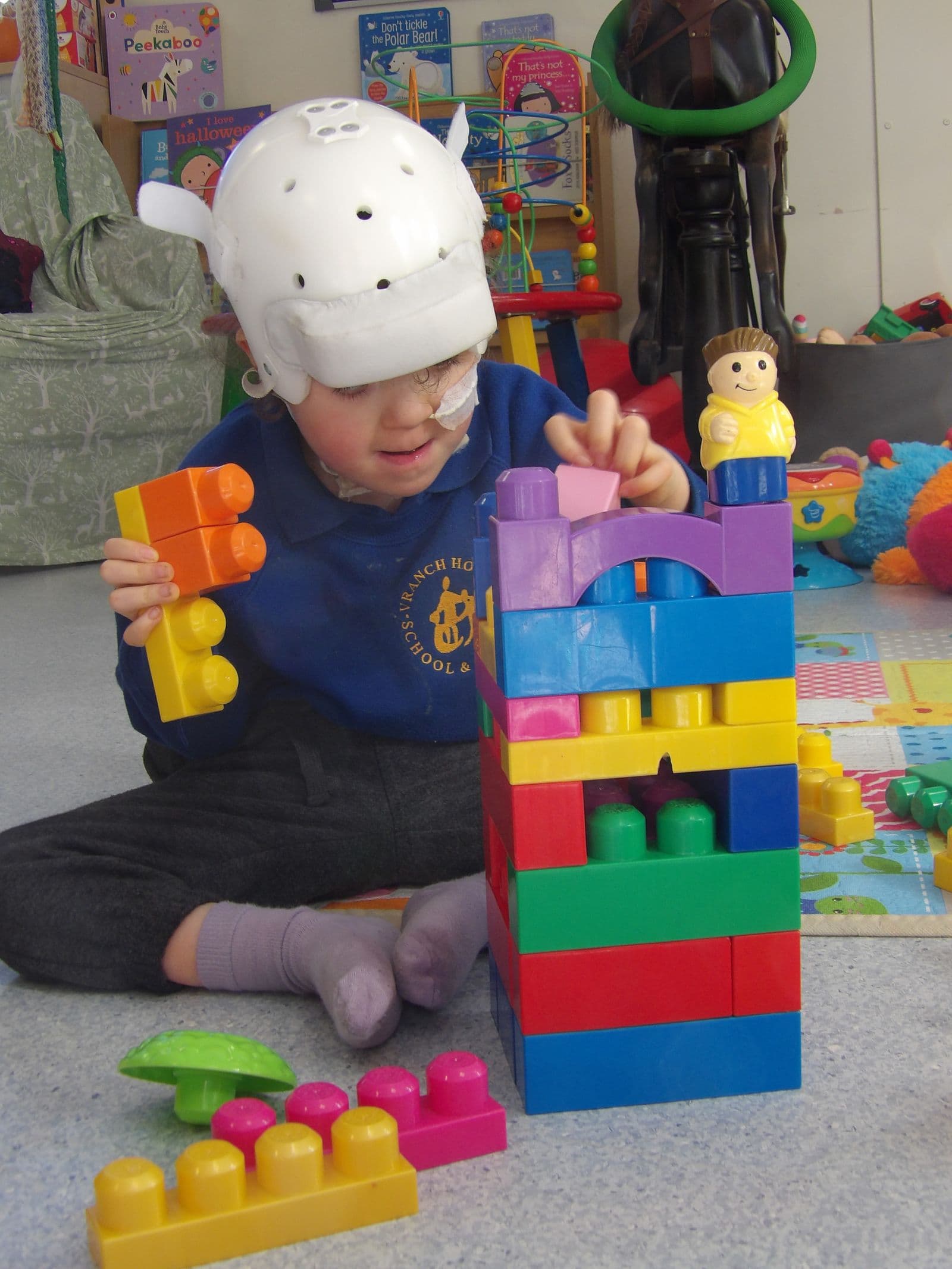 Building towers with blocks