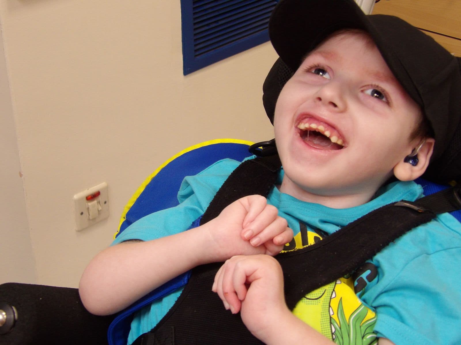 Big smiles in the classroom